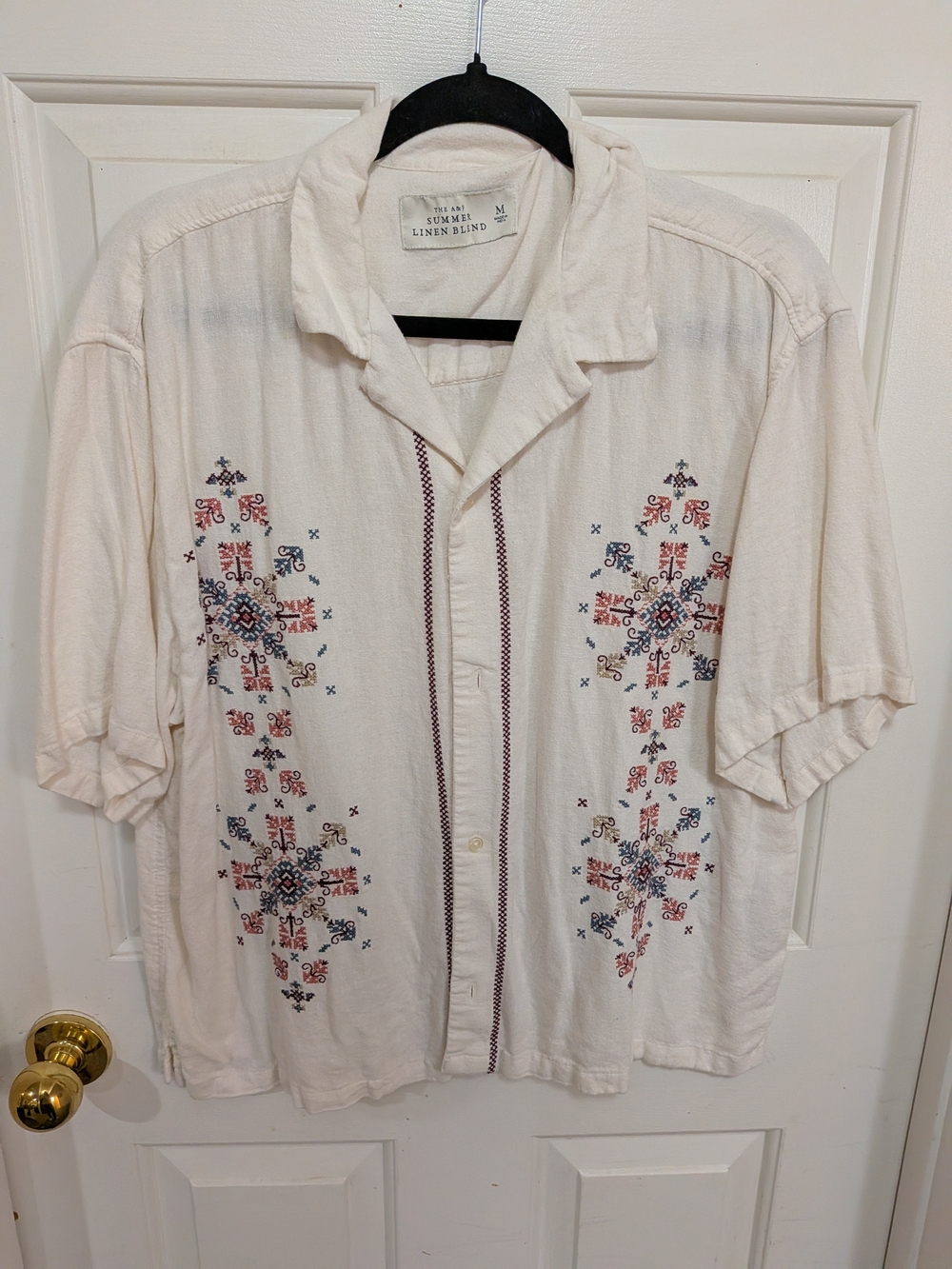Abercrombie Embroidered floral Shirt